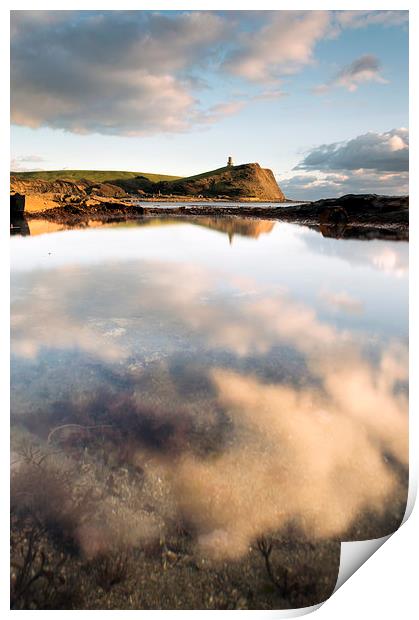 Clavell Tower Reflections Print by Chris Frost