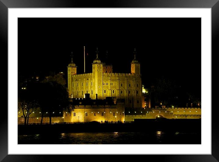 Tower of London Framed Mounted Print by steve akerman