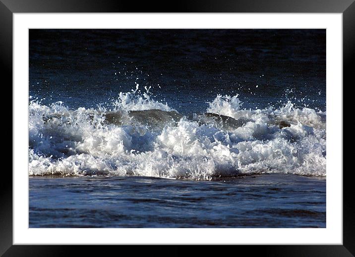 Cornish Surf Framed Mounted Print by Karen Harding