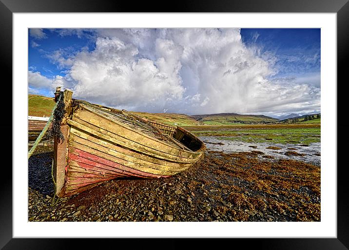 Hauled Up Framed Mounted Print by Richard Peck