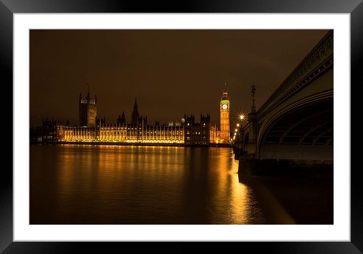The mother of parliaments Framed Mounted Print by Jed Pearson