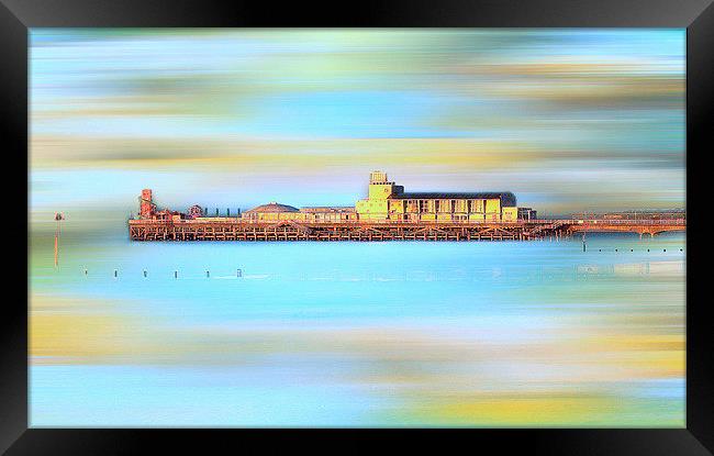 Bournemouth Pier Framed Print by Louise Godwin