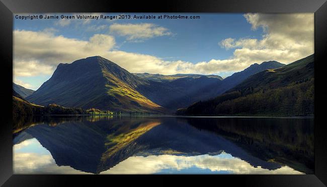 Buttermere Panorama Framed Print by Jamie Green