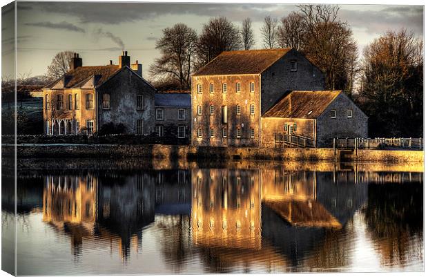 Carew Tidal Mill Canvas Print by Simon West