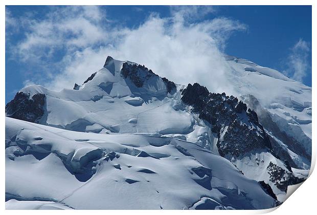 Mont Blanc Print by Sarah Pymer
