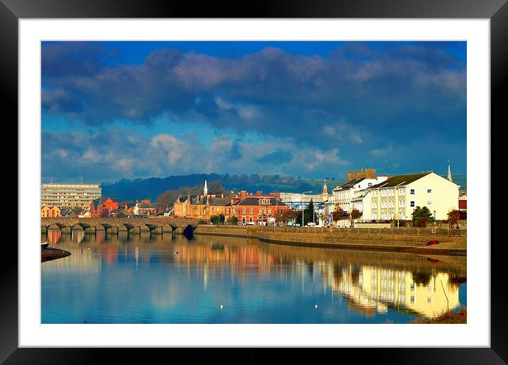 Barnstaple Framed Mounted Print by Alexia Miles