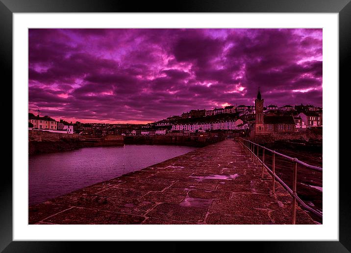 Harbour at dawn Framed Mounted Print by Andrew Driver