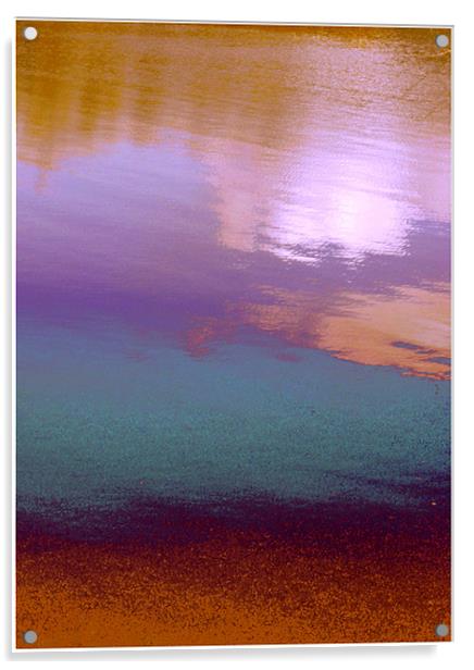Beach Colours Acrylic by Ferenc Kalmar