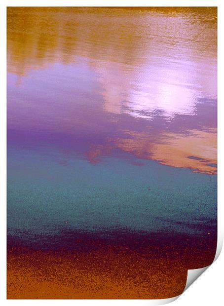Beach Colours Print by Ferenc Kalmar