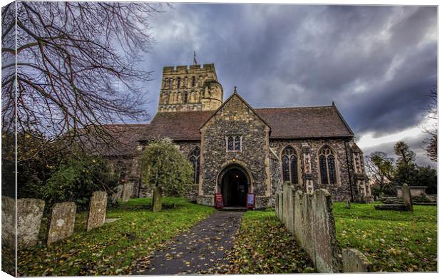 St Clements Church Canvas Print by Thanet Photos