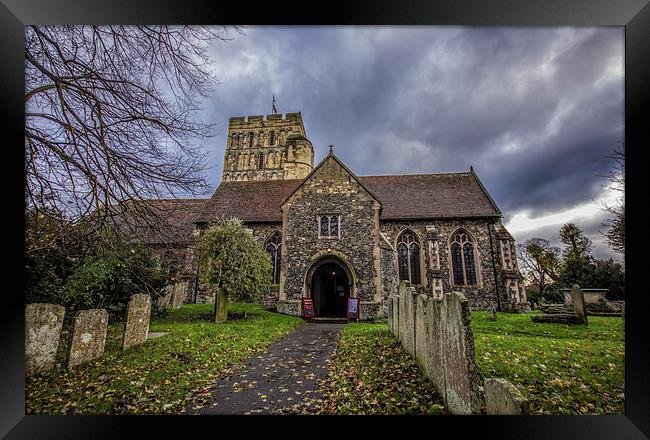 St Clements Church Framed Print by Thanet Photos