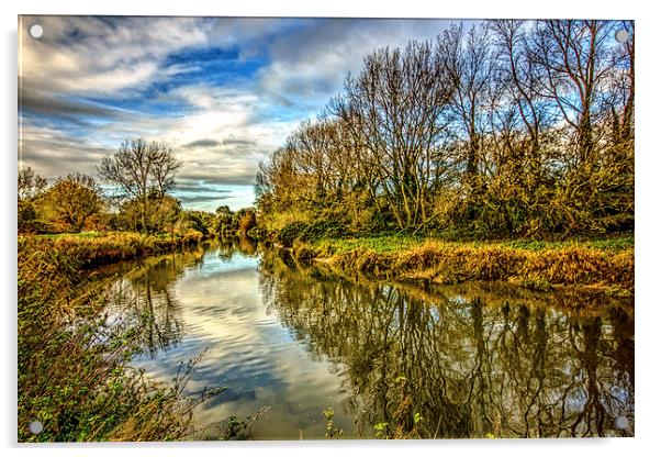 River Stour Acrylic by Thanet Photos