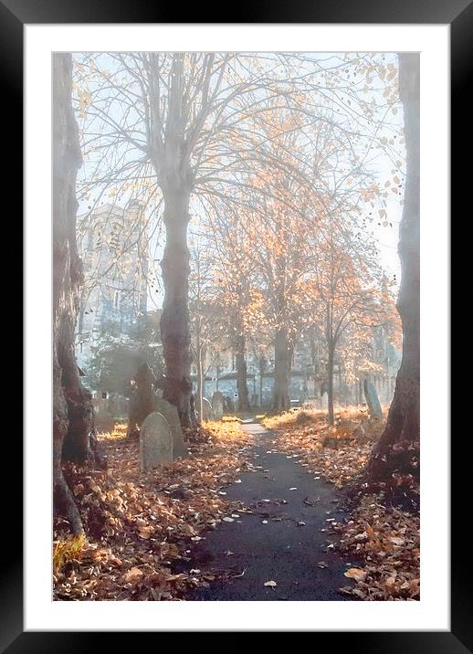 Pathway to heaven Framed Mounted Print by Andy dean