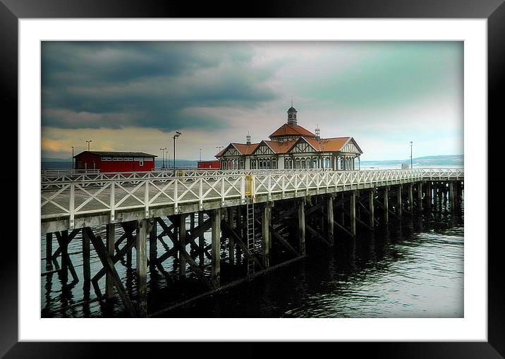 Dunoon Pier Framed Mounted Print by Laura McGlinn Photog
