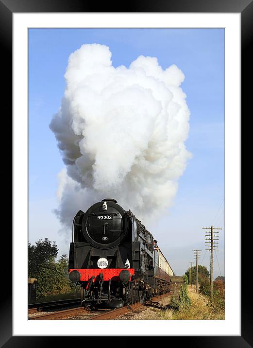 Full steam ahead. Framed Mounted Print by Ian Duffield