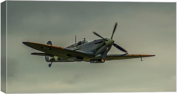 Spitfire - Pride of Britain Canvas Print by Kevin Browne