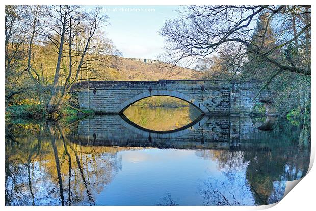 Calver Bridge, Derbyshire Print by David Birchall