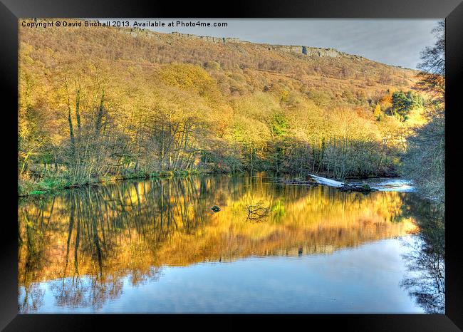 River Derwent Reflections, Derbyshire Framed Print by David Birchall