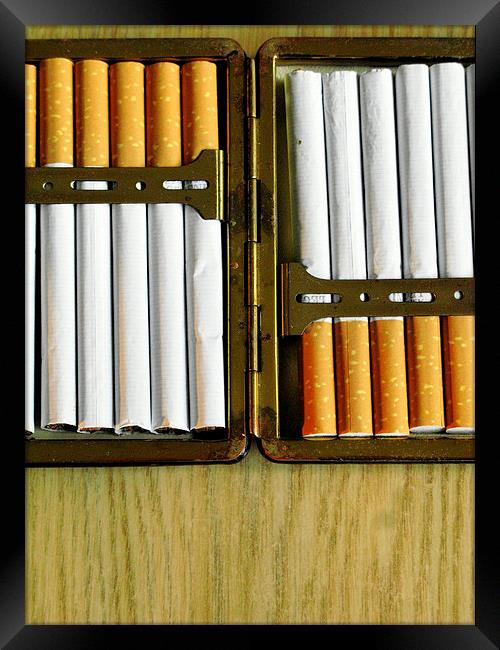 Cigarette Case Framed Print by Steve Outram