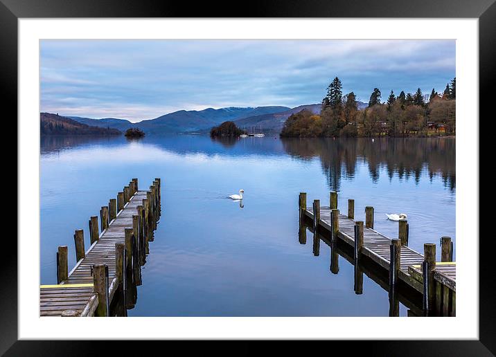 Windermere in Autumn Framed Mounted Print by Andy McGarry
