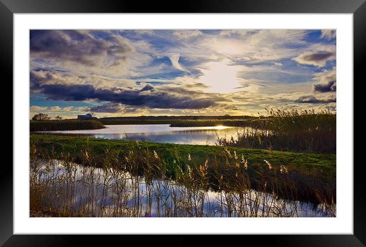 Sizewell On The Suffolk Coast Framed Mounted Print by Darren Burroughs