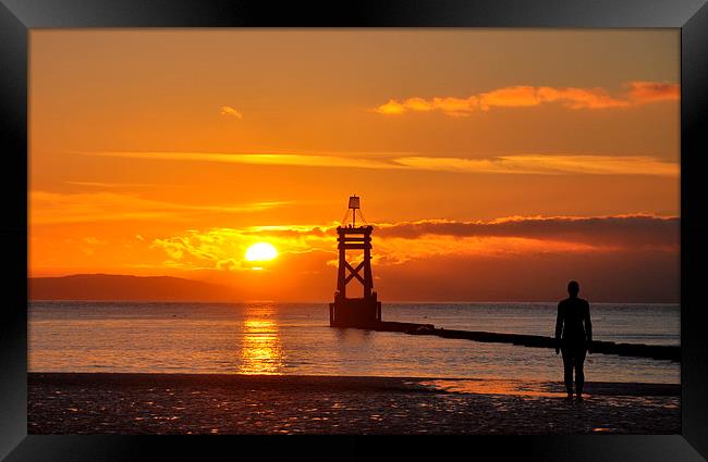 out to sea Framed Print by sue davies