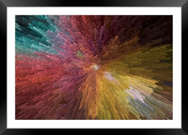 Digital Crystal Art Framed Mounted Print by David Pyatt