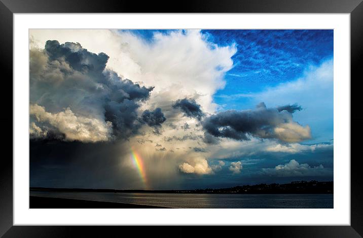 Stormy Encounter Framed Mounted Print by Chris Murphy
