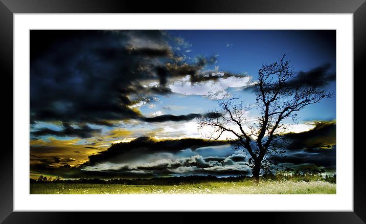 The Calm Before the Storm Framed Mounted Print by Chris Murphy