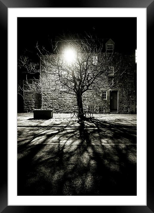 Casting Shadows Framed Mounted Print by Chris Murphy