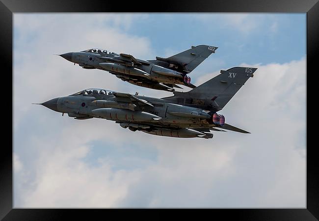 15 Squadron Tornado GR4 pair Framed Print by Oxon Images