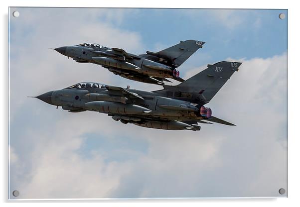 15 Squadron Tornado GR4 pair Acrylic by Oxon Images
