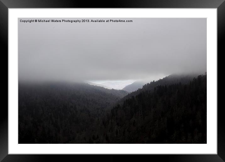 Light at the end of the Tunnel Framed Mounted Print by Michael Waters Photography
