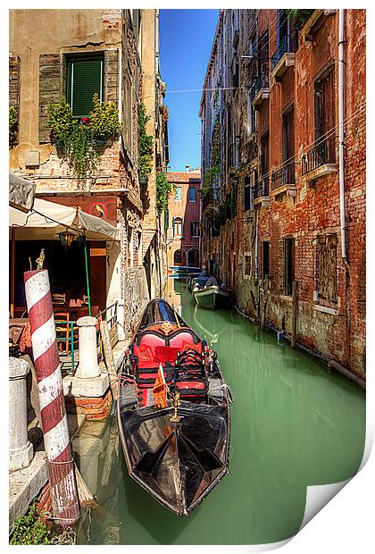 The absent Gondolier Print by Tom Gomez