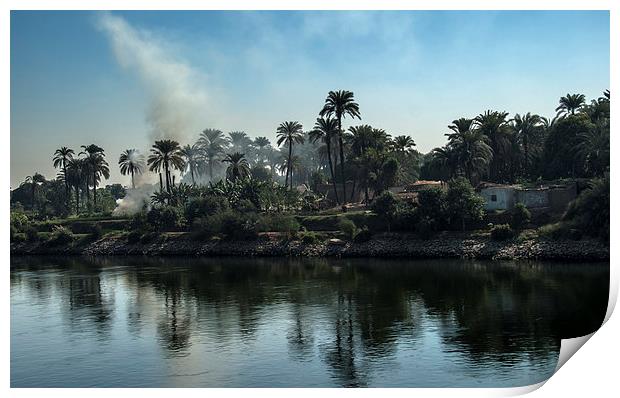 The Banks of the Nile Print by Ian Lewis
