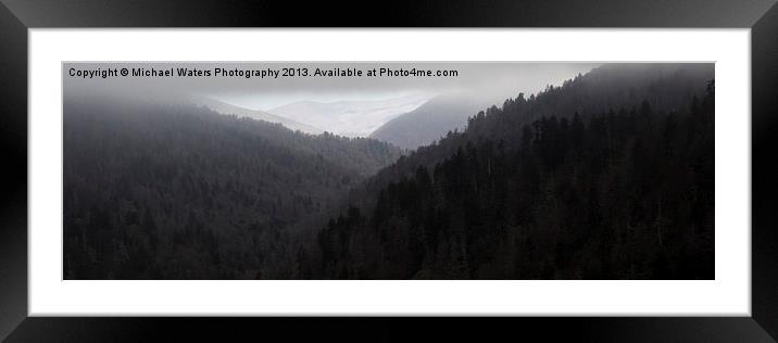 Light at the end of the Tunnel - Panoramic Framed Mounted Print by Michael Waters Photography