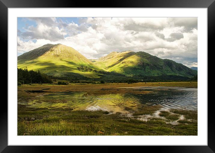 Sallachy Bay, Loch Long Framed Mounted Print by Jacqi Elmslie