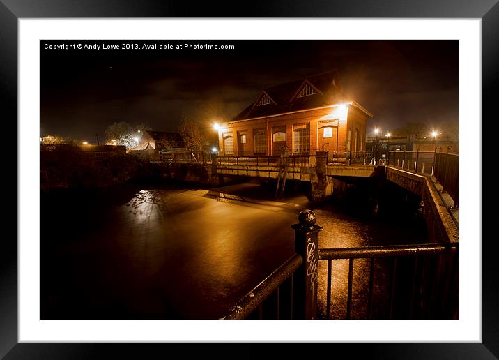 New Mills Yard Framed Mounted Print by Gypsyofthesky Photography