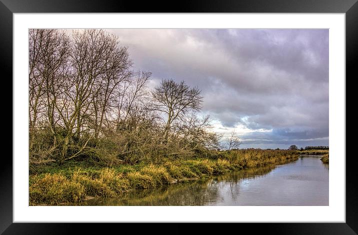 The River Framed Mounted Print by Thanet Photos