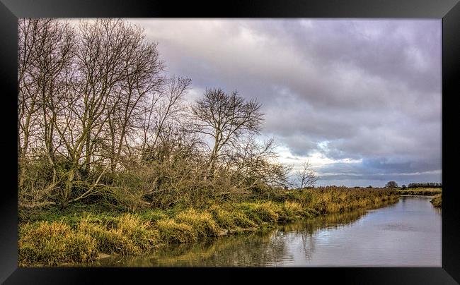 The River Framed Print by Thanet Photos