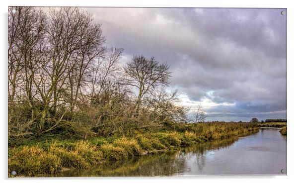 The River Acrylic by Thanet Photos