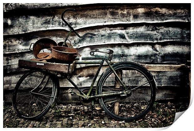 dutch bike Print by Jo Beerens