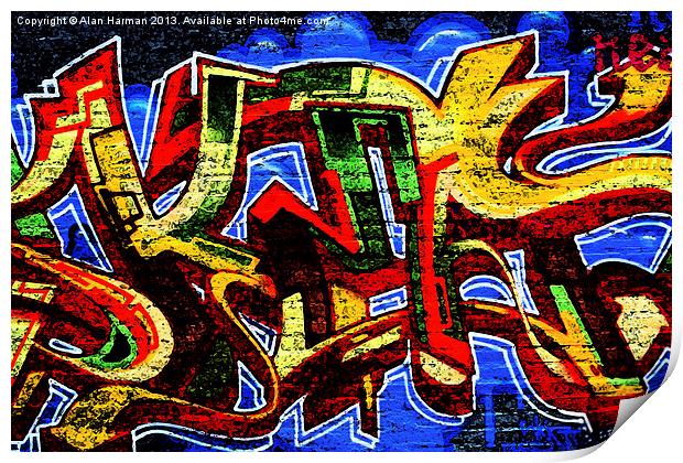 Graffiti 17 Print by Alan Harman