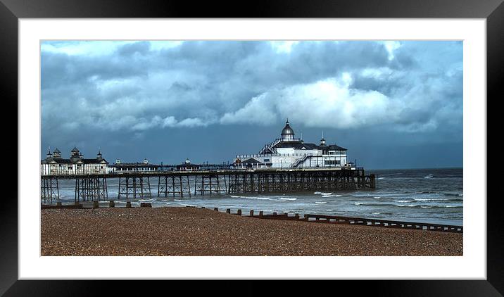 The Pier at Eastbourne, Sussex Framed Mounted Print by Ian Lewis
