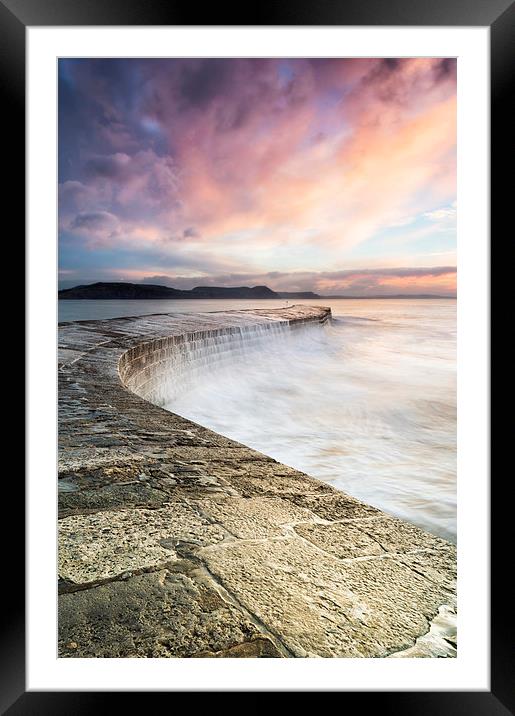 Sunrise falls at the Cobb Framed Mounted Print by Chris Frost