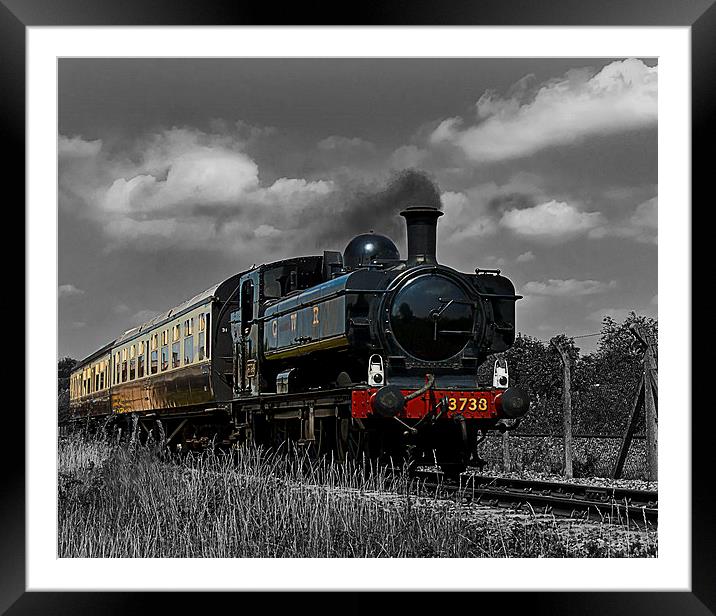 Tank Engine 3738 Framed Mounted Print by Ian Lewis