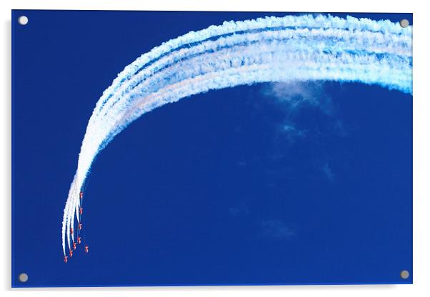 Red Arrows rules Acrylic by Joan le Poole
