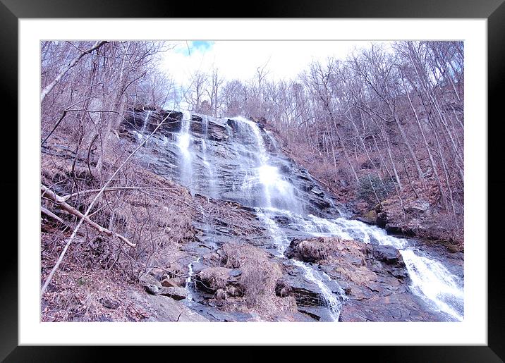 Amicalola Falls in February Framed Mounted Print by Emma Crowter