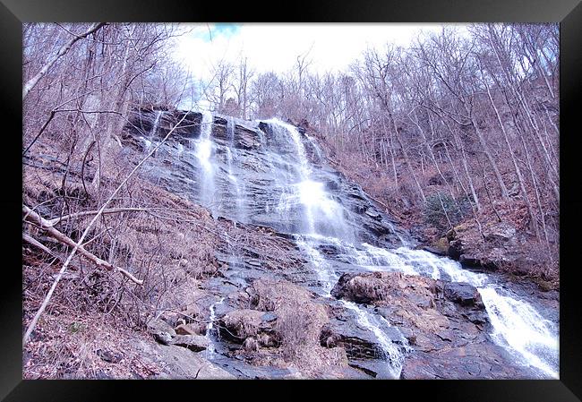 Amicalola Falls in February Framed Print by Emma Crowter
