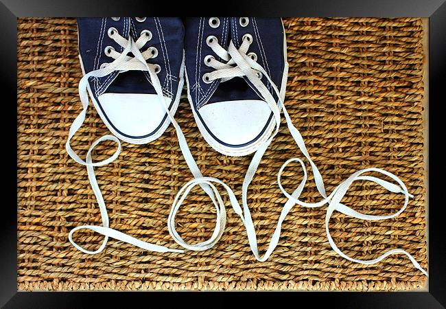 LOVE & LACES Framed Print by Steven Hayman